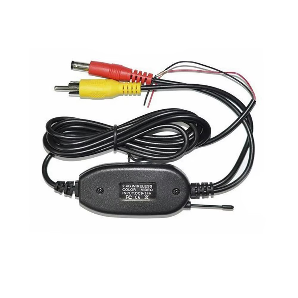 2.4G Wireless Transmitter & Receiver for Car Reverse Rear View Backup Camera and