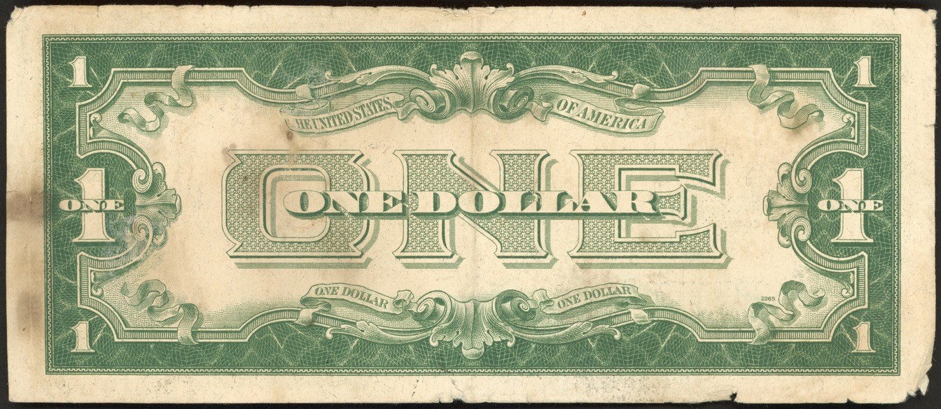 1928 A $1 One Dollar FUNNYBACK Silver Certificate Note Fr#1601