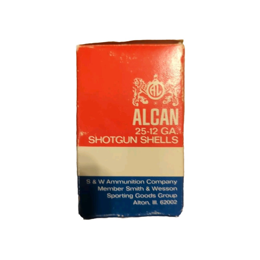 alcan shotgun shells 25-12GA BOX ONLY