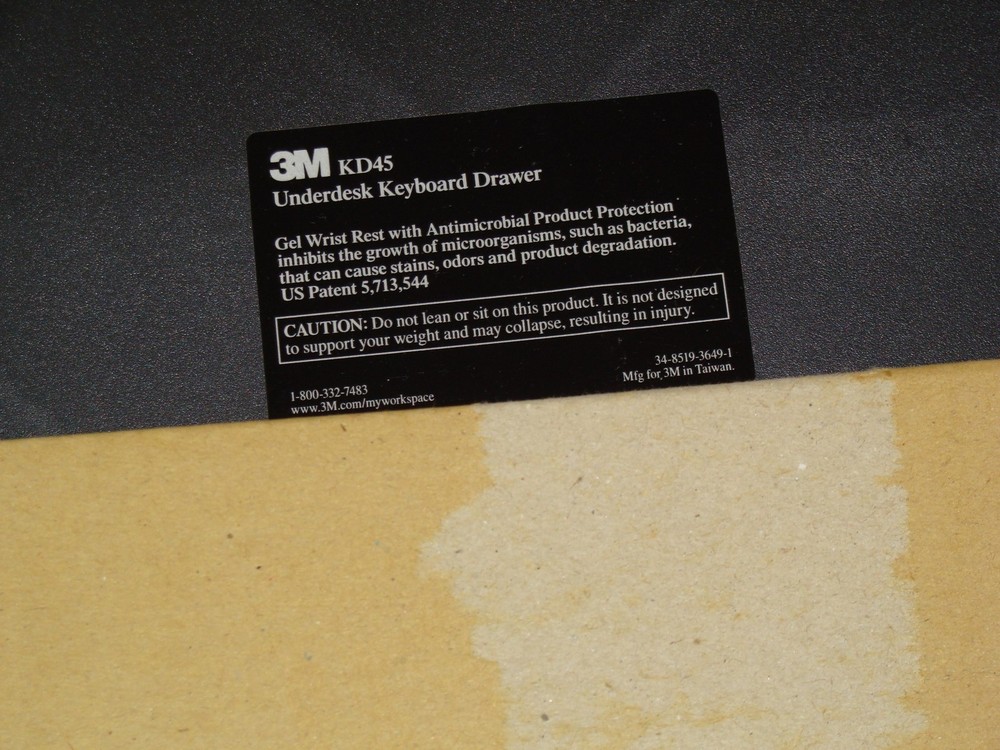 3M UNDERDESK KEYBOARD DRAWER