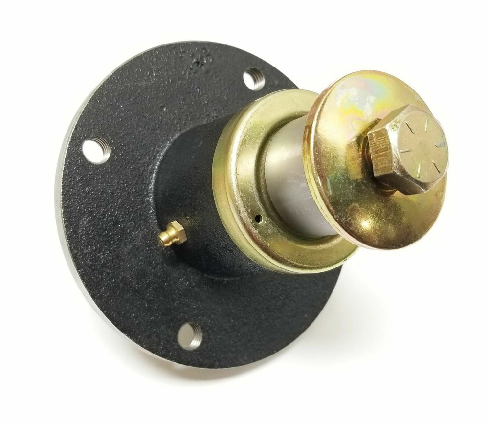 3 Heavy Duty Spindle Assemblies for Hustler, Excel 350595. Includes Blade Bolt