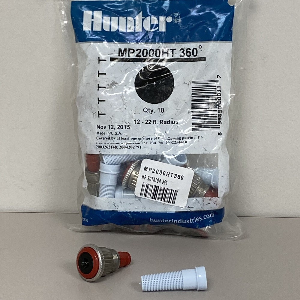 (10) Hunter - MP2000360HT - 360 Degree; Male Threaded (Red)