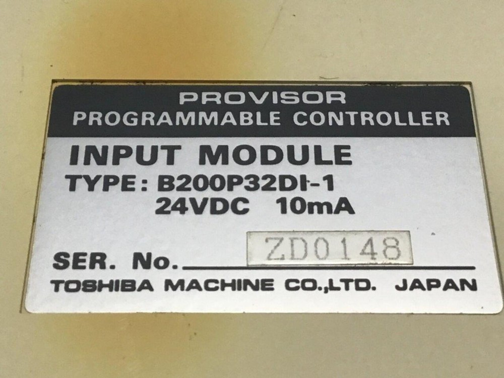 TOSHIBA Input Module B200P32DI-1 Used #129787