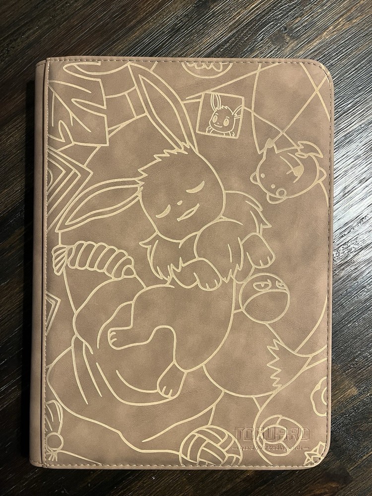 Eevee Sleeping  (promo For Prismatic Evolutions) Laser Engraved Binder