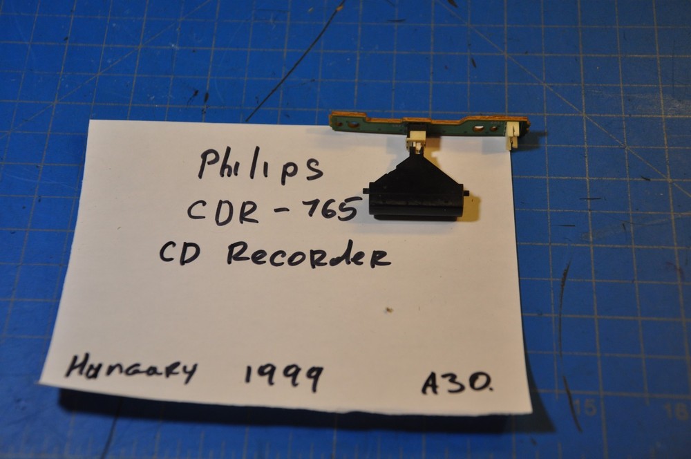 Philips CDR-765 CD Recorder Replacement Power Switch Cir Board # 310412342012