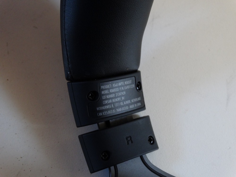 Replacement headset only Corsair Black RDA0033