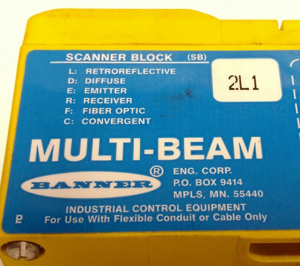 Banner Engineering 2L1-2A-2LM3 MULTI-BEAM Scanner Block