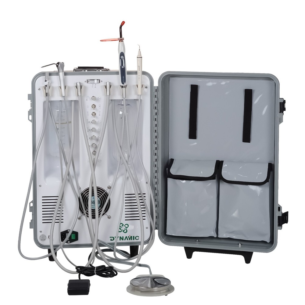 Dynamic Portable Dental Unit DU893 Mobile Therapy Machine with Air Compressor 4H