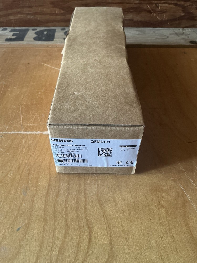 Siemens QFM3101 Duct Humidity Sensor