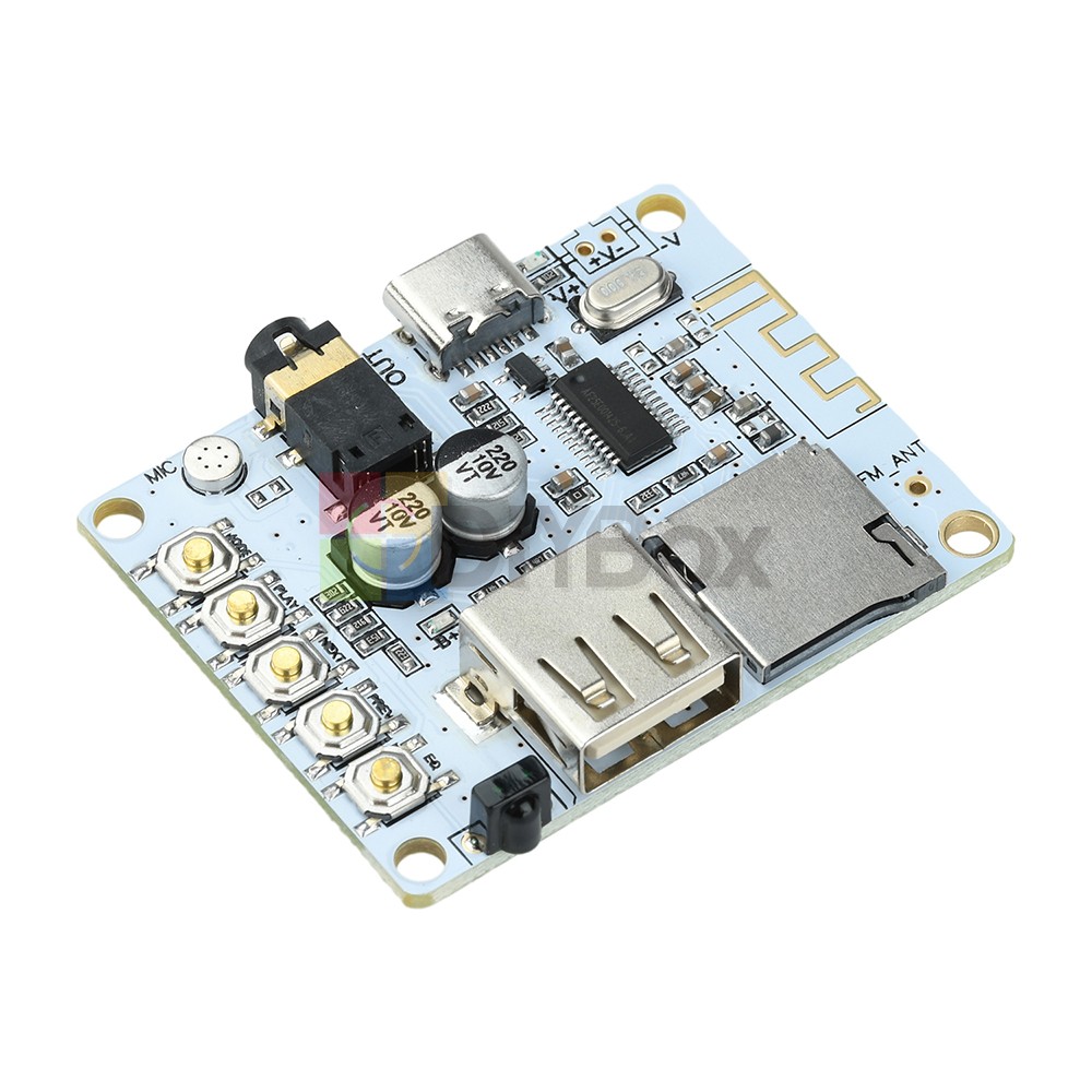 Bluetooth 5.4 Audio Receiver Board MP3 Lossless Decoder Decoding Module Type-C