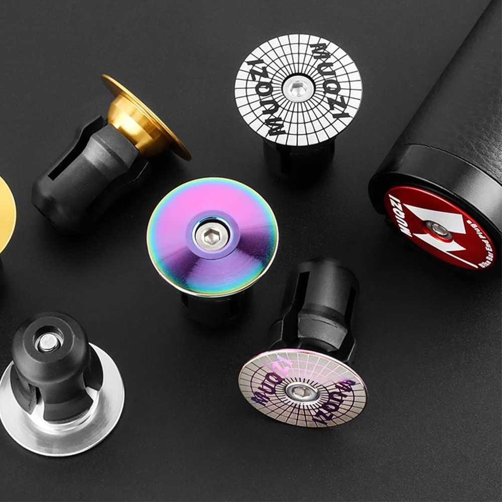 Aluminum Bicycle Handlebar Plugs - Easy Install for Optimal Performance