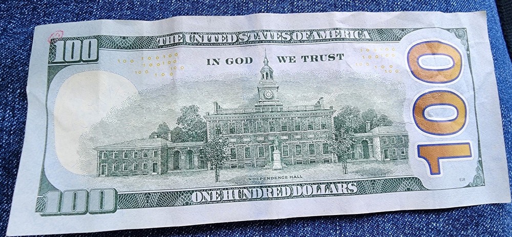 Birthdate 100 Bill Dollar Bill 07282007