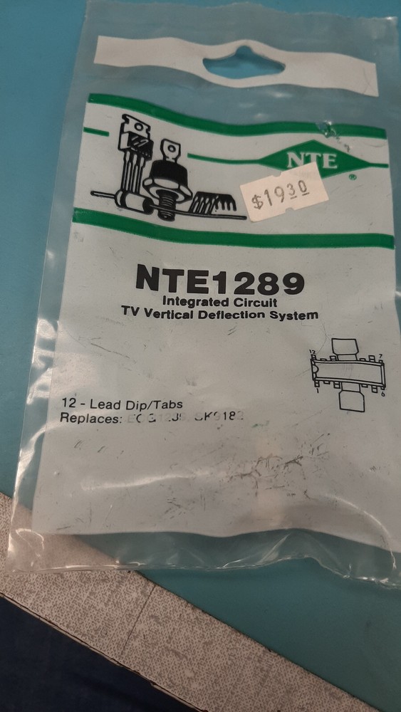NTE1289 Integrated Circuit Vertical Deflection System