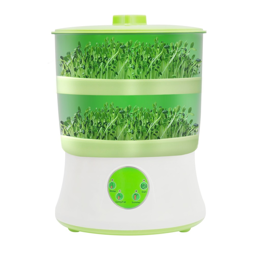 Bean Sprouter Fully Automatic Bean Seed Sprout Machine Maker 2 Layers Food Grade