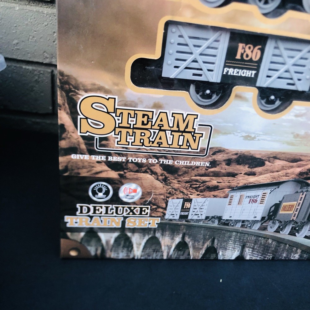 Fenfa Steam Train Deluxe Train Set Open Box