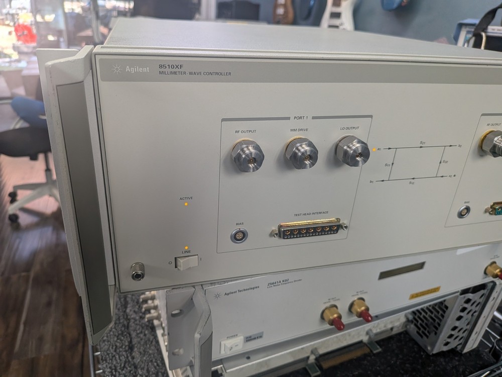 Hp Agilent Keysight 8510XF Millimeter Wave Controller Test Set Xlnt 8510C Module