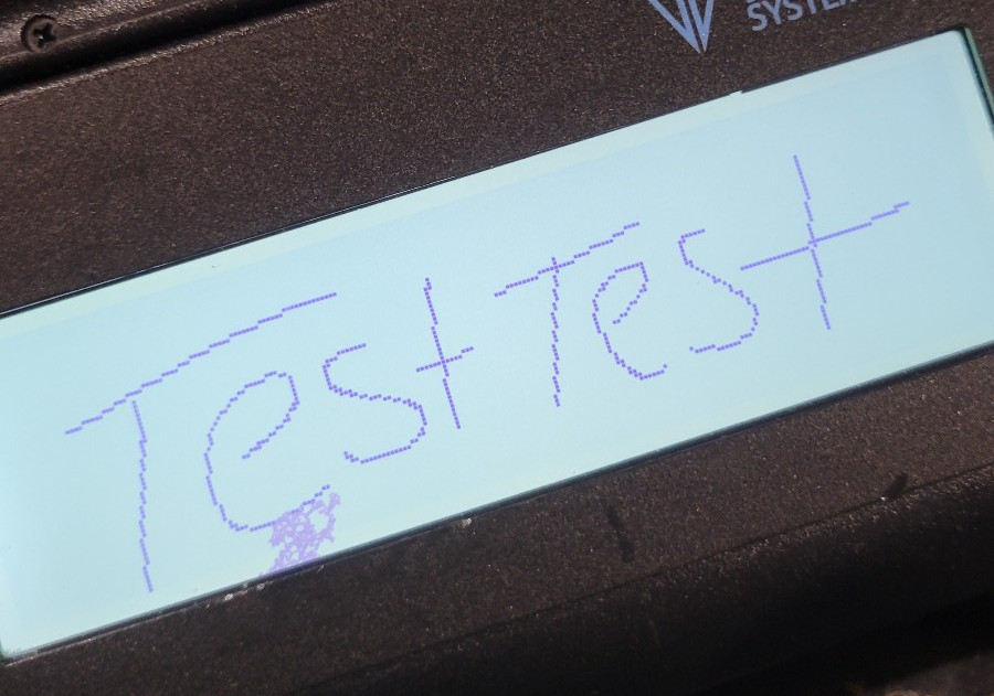 Topaz Systems T-LBK462-HSB-R 1x5 Signature Pad USB - TESTED *BLEMISH ON DISPLAY