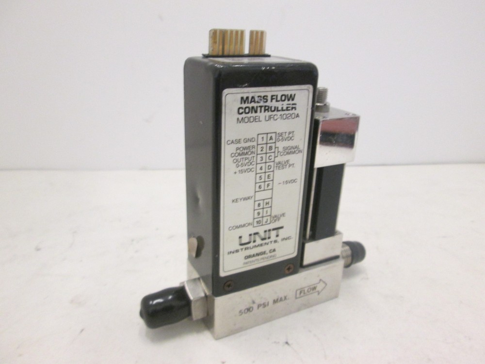 Unit UFC-1020A, Mass Flow Controller MFC, O2, 500 SCCM, Used