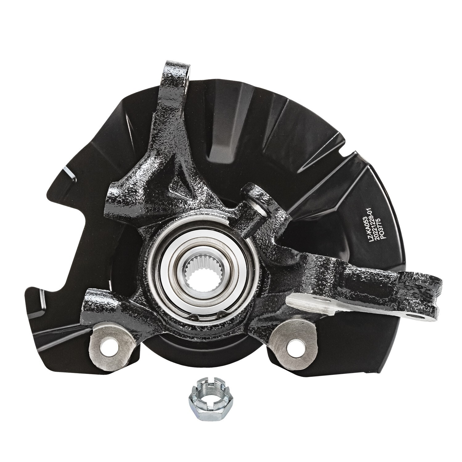 Front Left Knuckle & Wheel Hub Bearing Assembly for 2006 - 2011 Hyundai Accent