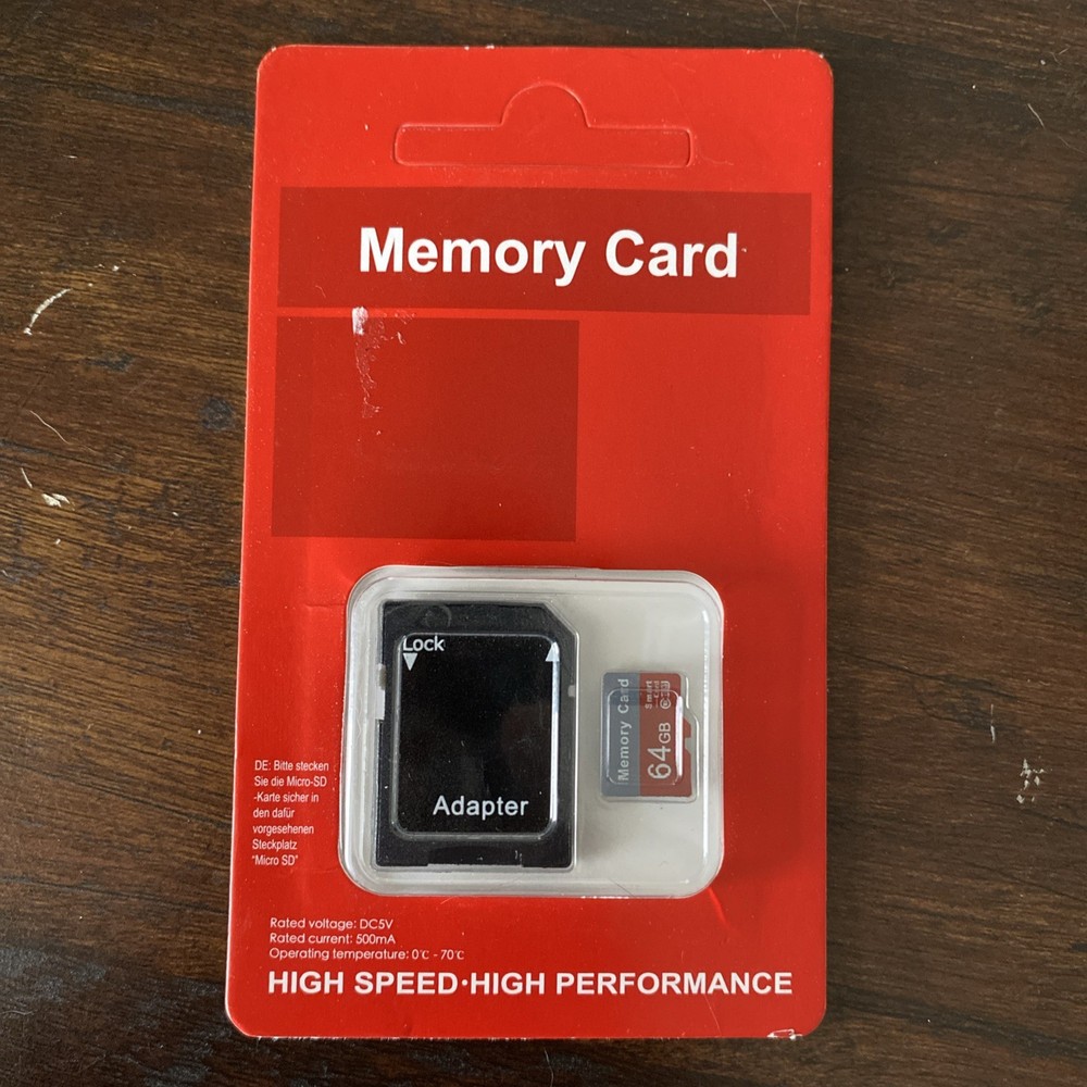 Memory Card 64gb, NEW, High Speed/High Performance