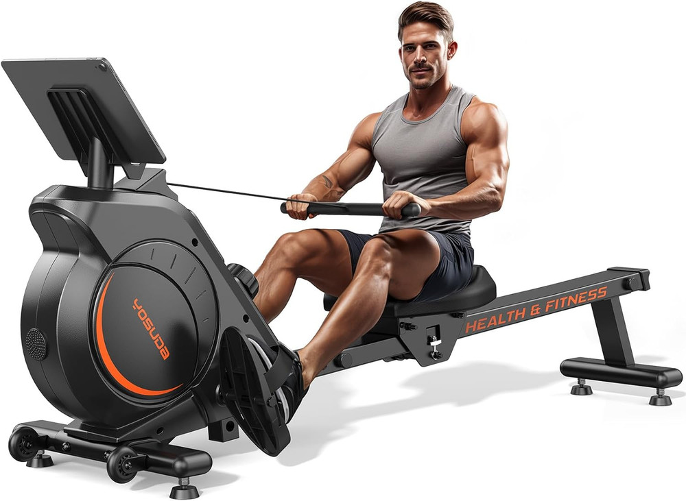 YOSUDA Magnetic/Water Rowing Machine for Home - Rower Machine Use with Bluetooth