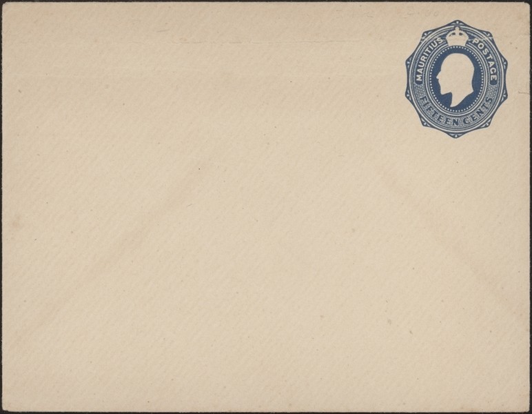 MAURITIUS, 1913. Envelope KGV  H&G 3, Mint