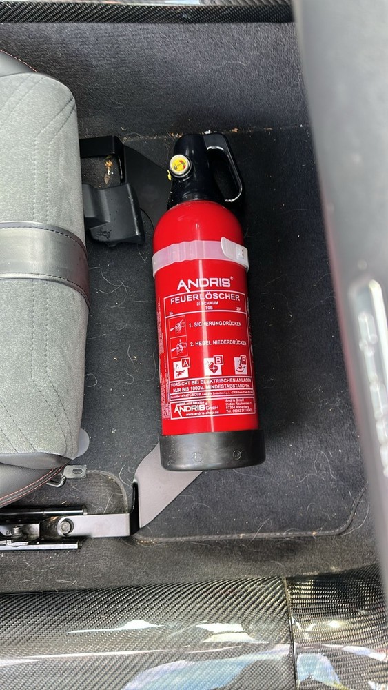 Fire extinguisher mount holder bracket for Audi R8