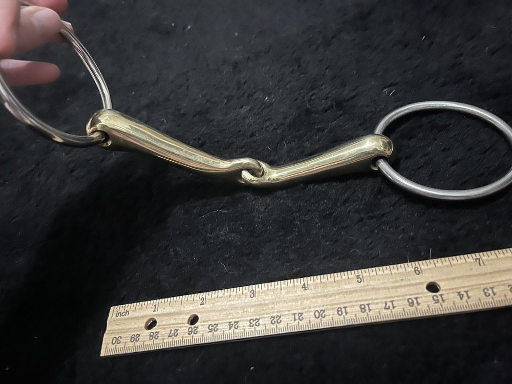 NEW Loose Ring Anatomic Single Jointed Snaffle Bit, 150mm (Close To 6”)