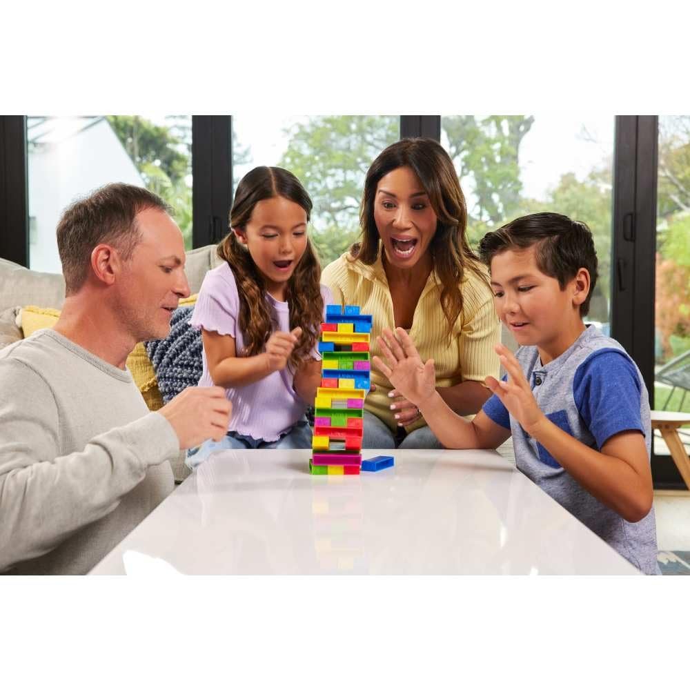 UNO Stacko Game for Kids & Family with 45 Colored Stacking Blocks & Loading T...