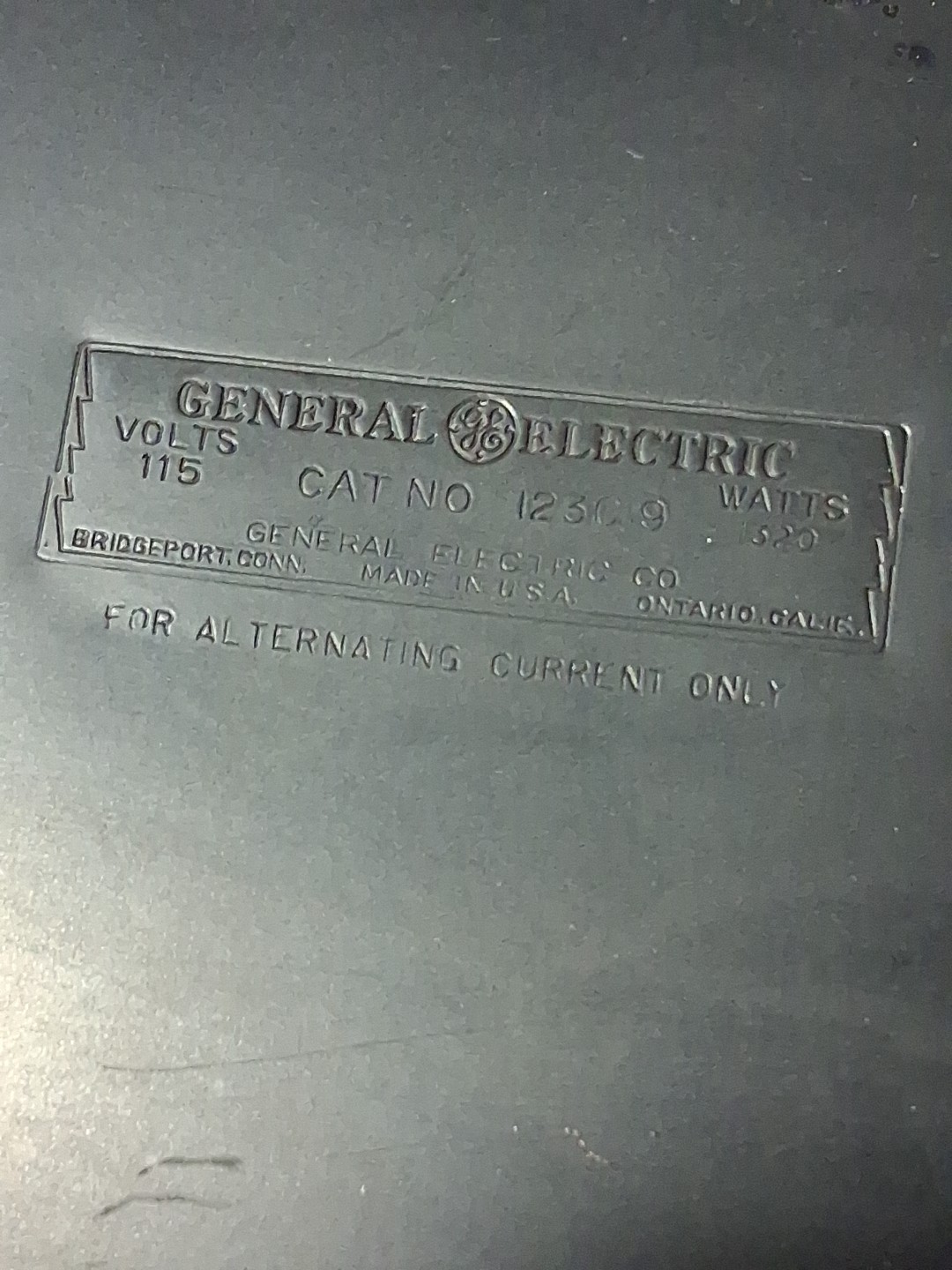 Vtg Base Bottom Wood Feet For General Electric Roaster 123C19 Replacement Part