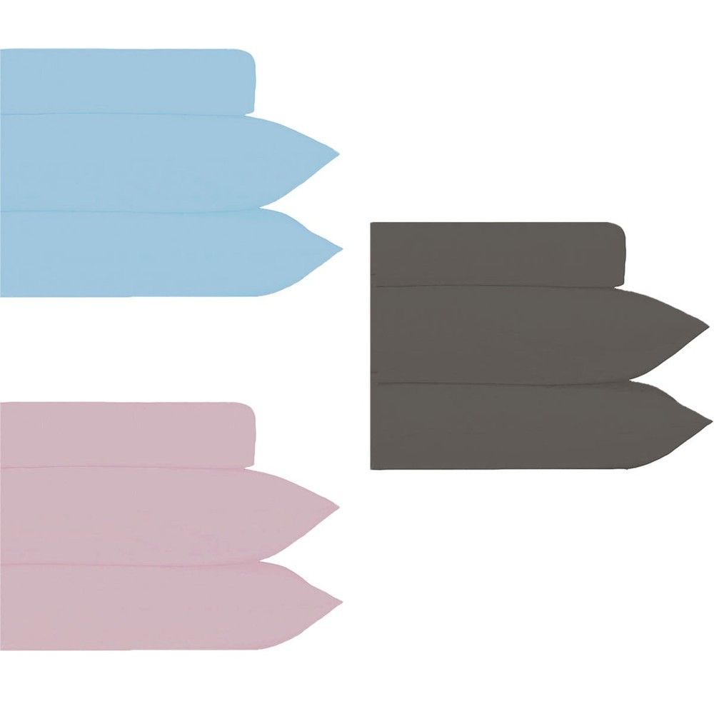 35cm Wall Plain Dyed Polyester Cotton Combo Set Double