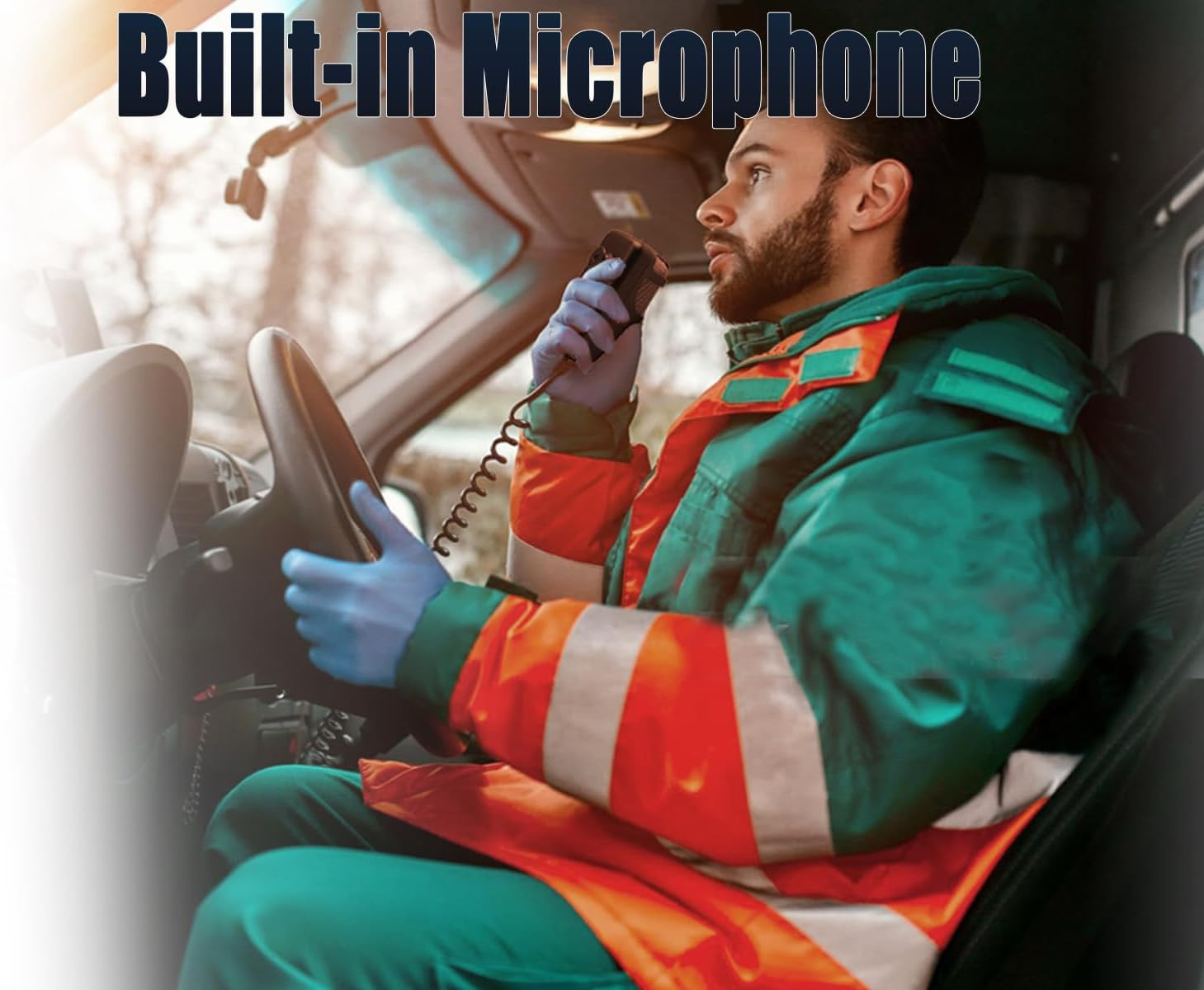 Zone Tech 5 Tone Sound Car Siren Vehicle Horn with Mic PA Speaker System Emergen