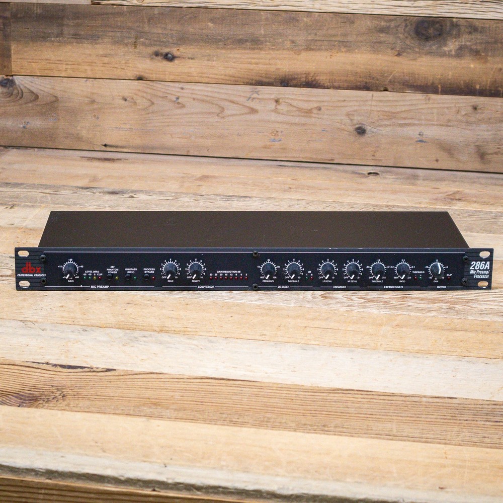 DBX 286A Mic Preamp Processor Vocal Channel Strip Compressor Enhancer U270537
