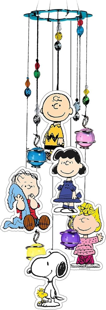 Peanuts Crew Decorative Wind Chime - Garden Charm