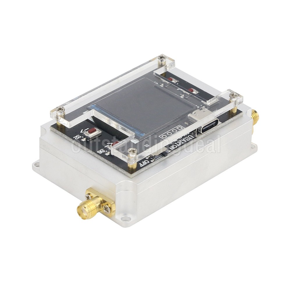 DC-3GHZ 90DB Programmable Attenuator Module RF Attenuator Step 0.25DB 1.3" OLED-