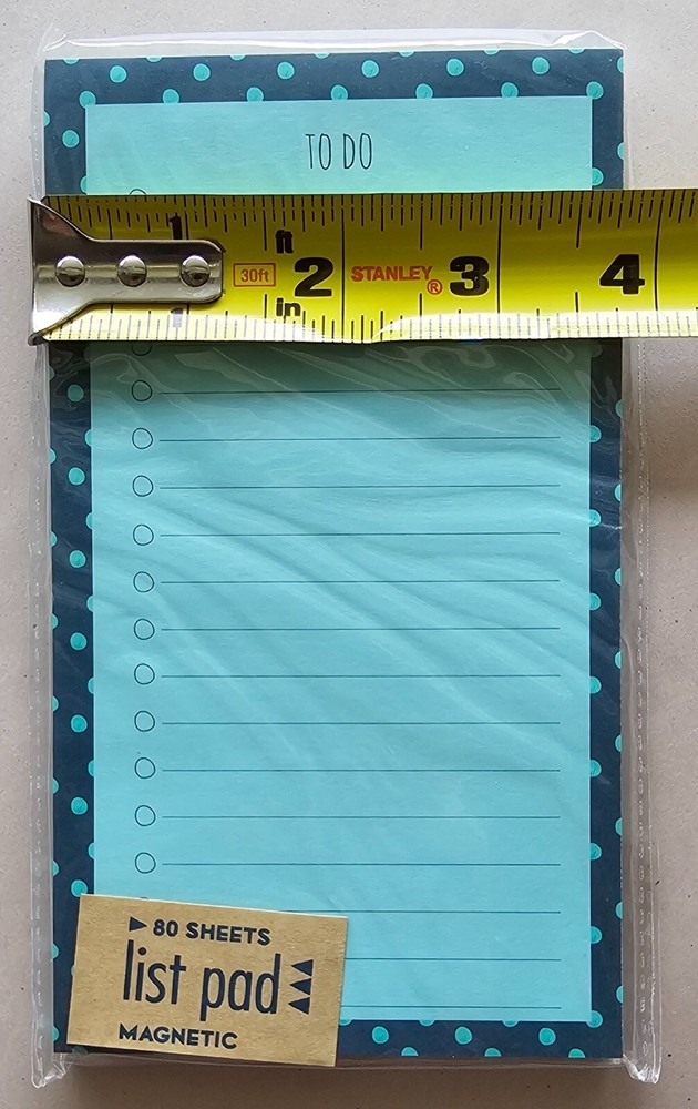 Magnetic Notepad -To Do List - Shopping Pad