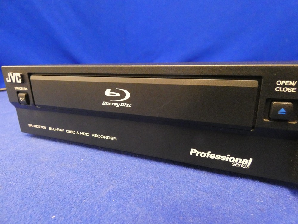 JVC SR-HD2700U Blu-Ray Disc & HDD Recorder