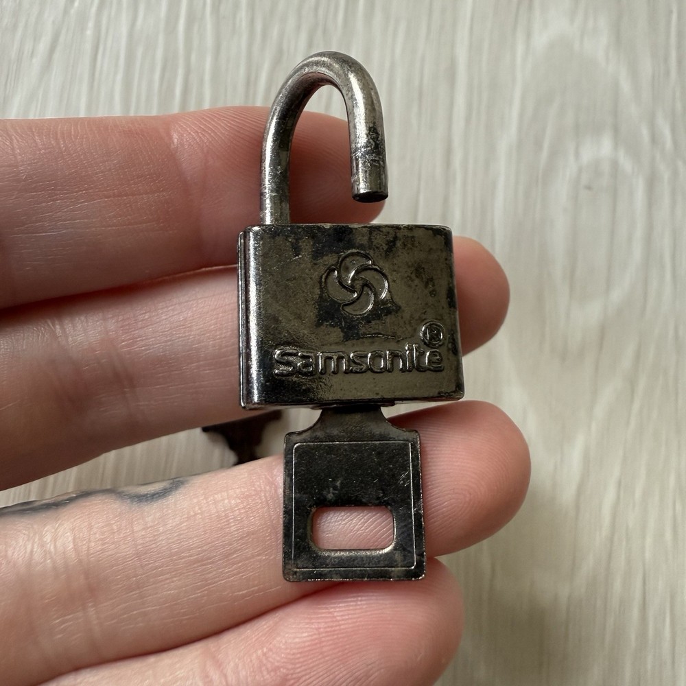 Samsonite Mini Luggage Lock with 2 Working Keys Padlock