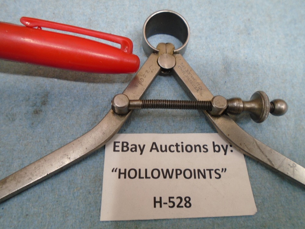 LS Starrett No. 79 Yankee Spring Type 5" Outside Caliper Flat Leg Solid Nut H528