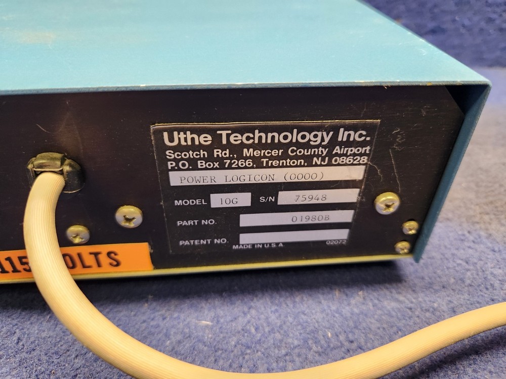 UTHE POWER LOGICON 10G PART NO. 01980B Controller Generator