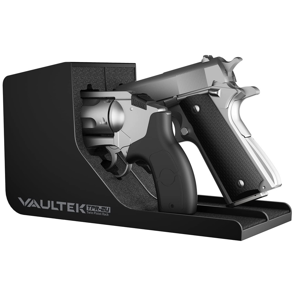VAULTEK Modular Pistol Rack Protective Handgun Storage Black