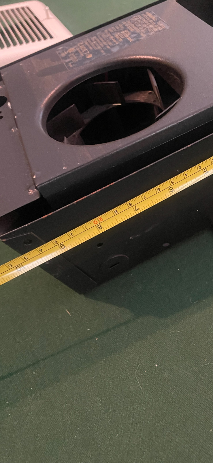 CADET CS102 WALL HEATER FAN-FORCE 240/208 VOLT, 1,000/750 WATT