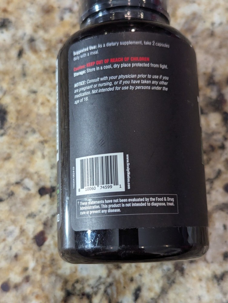 SCULPTnation Test Boost Max 60 capsules