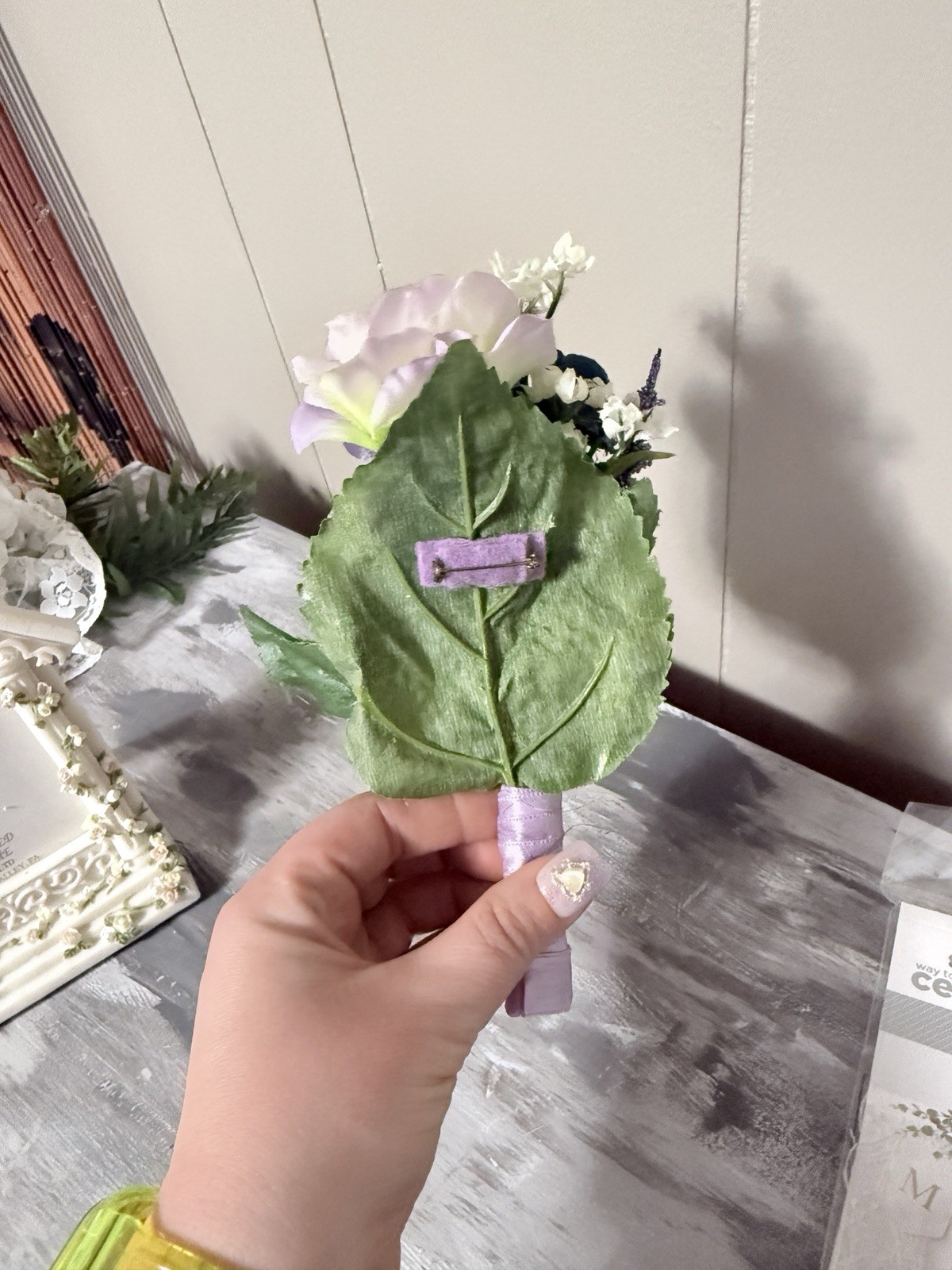 Wedding Boutonniere, Bouquet, Decor 15 Lot