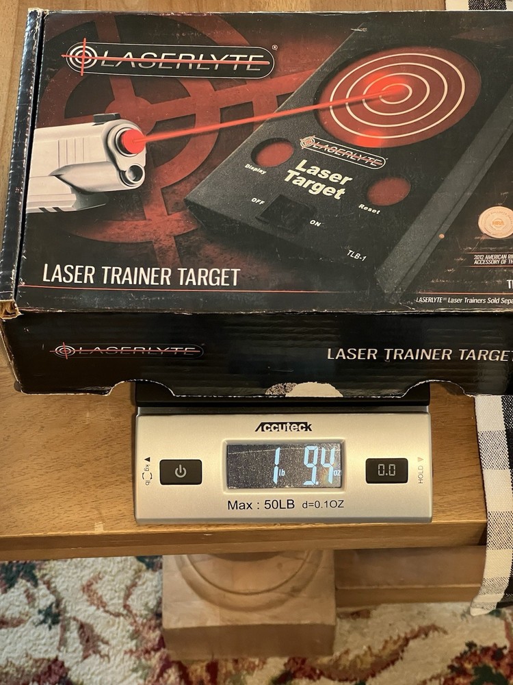 LaserLyte TLB-1 Laser Trainer Target w/ Instructions