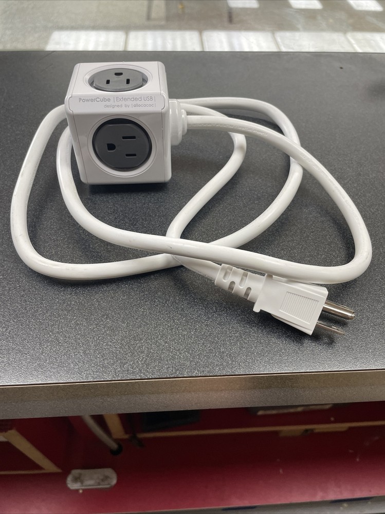 Allocacoc PowerCube Original USB, 4 outlet power adapter