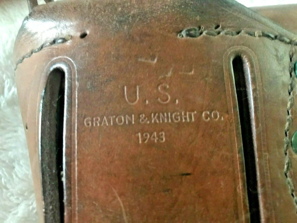 W.W. II .45 HOLSTER, GRATON & KNIGHT CO.