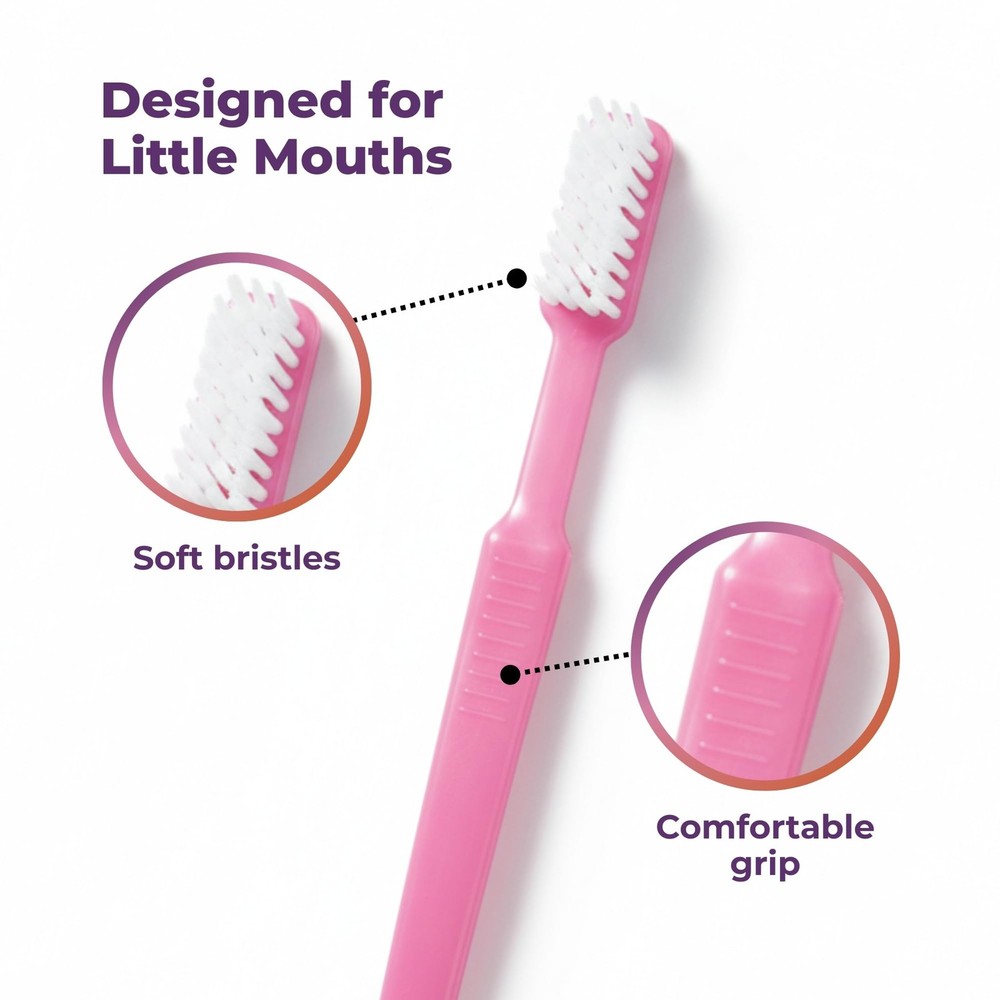 40 Prepasted Disposable Toothbrushes Individually Wrapped - Single Use Pre Pa...