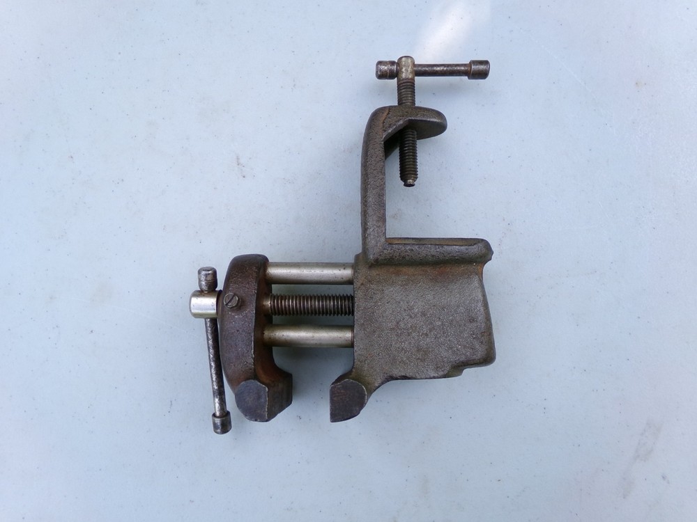 Small 2 1/2" Table Bench Vise Clamp Vintage
