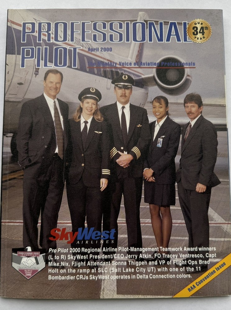 Professional Pilot Magazine April 2000   Vol 34  No 4 - Original